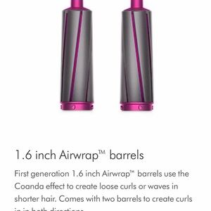 Dyson Airwrap 1.6 inch Barrels Set
